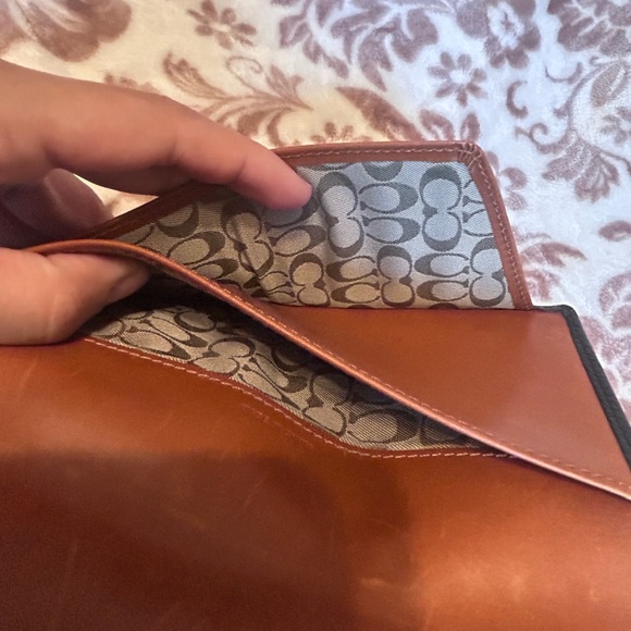 Coach Black Textured Leather Organizer wallet - Picture 6 of 6